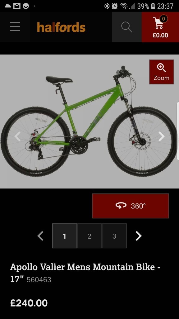 apollo valier mountain bike